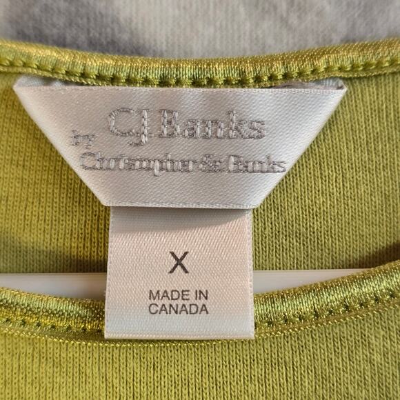 CJ Banks Women's Green Top Size XL - Picture 8 of 8